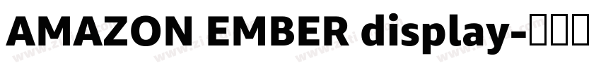 AMAZON EMBER display字体转换